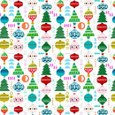 Prestigious Christmas Baubles Festival Oilcloth Tablecloth