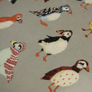 Prestigious Puffin Pummice Grey Oilcloth Tablecloth