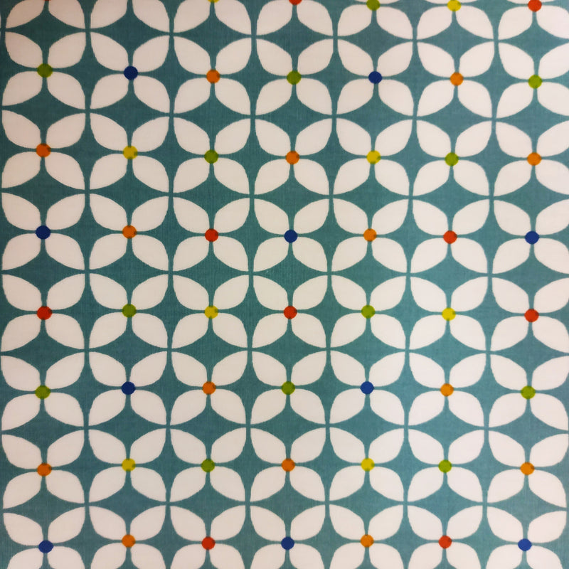 Prestigious Zap Azure Oilcloth Tablecloth