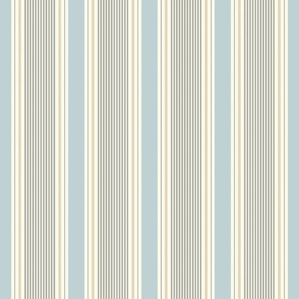 Sail Stripe Mineral Oilcloth Tablecloth by Clarke and Clarke