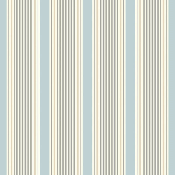 Sail Stripe Mineral Oilcloth Tablecloth by Clarke and Clarke