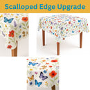 Upgrade Tablecloth and Protector Bespoke Scalloped Fluted Edge