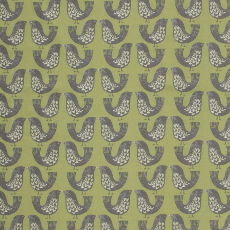 Scandi Birds Kiwi Oilcloth Tablecloth Smd i-liv
