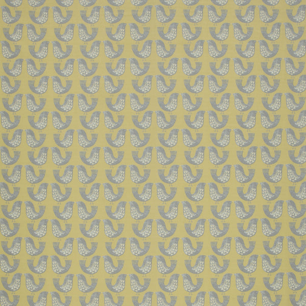 Scandi Birds Mustard Oilcloth Tablecloth Smd i-liv