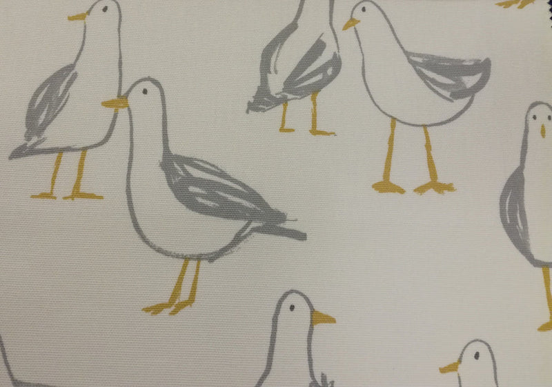 Seagull Ivory Oilcloth Sold by the Metre