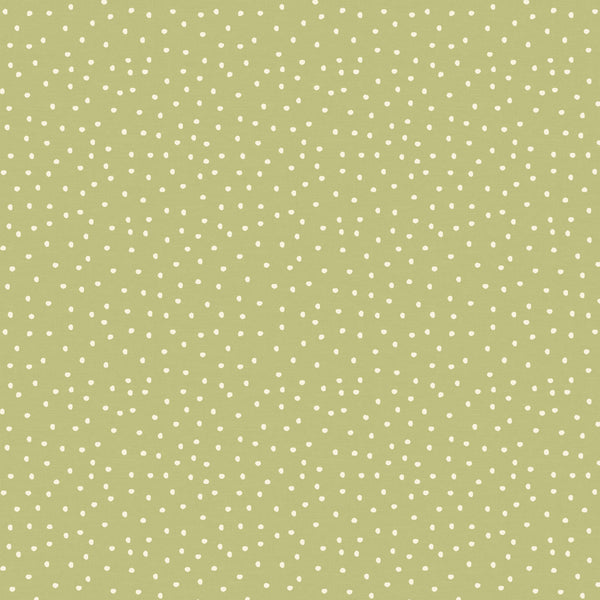 Spotty Lemongrass Random Dotty Oilcloth Tablecloth by I-Liv