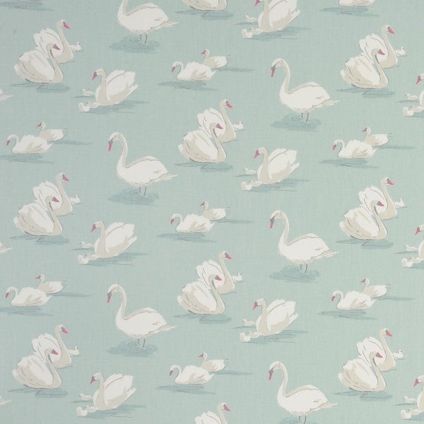 Swan Duckegg Oilcloth Tablecloth by Clarke and Clarke