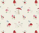 Toadstools Oilcloth Tablecloth