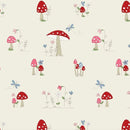 Toadstools Oilcloth Tablecloth