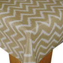 Twine Nutmeg Oilcloth Tablecloth
