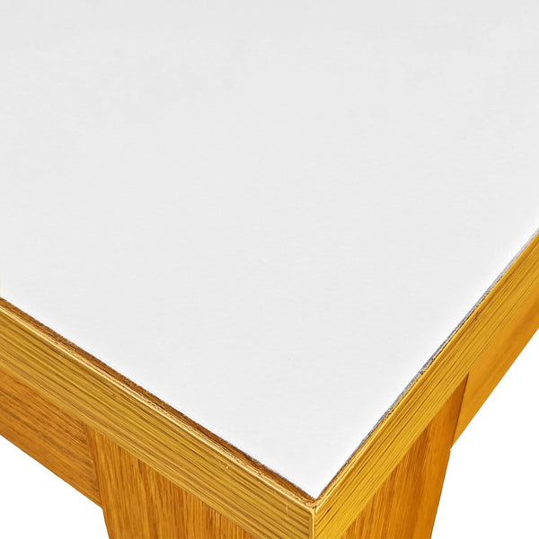 Square Table Protector 180cm x 180cm WHITE SMOOTH