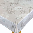 Harper Grey Vinyl Oilcloth Tablecloth