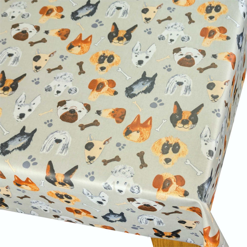 Fryetts Portrait Pups Dogs Natural Cotton Oilcloth Tablecloth