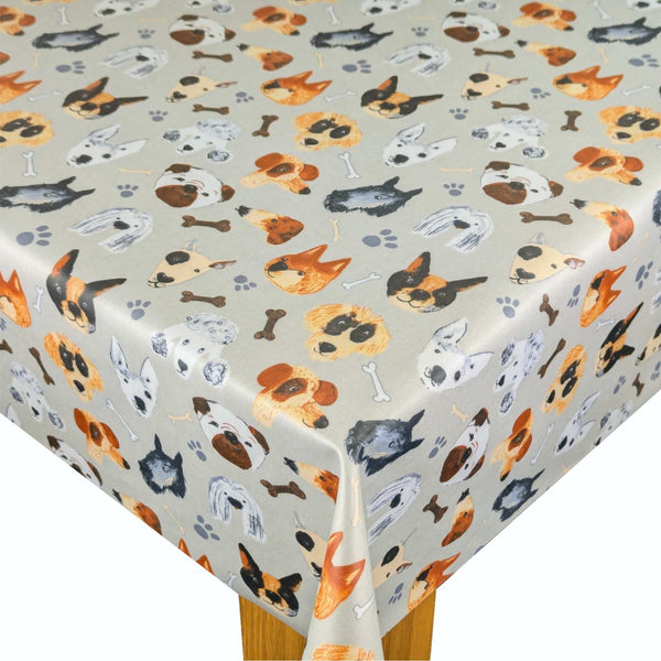 Fryetts Portrait Pups Dogs Natural Cotton Oilcloth Tablecloth
