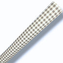 Grey Small Check Gingham PVC Vinyl Tablecloth Roll 20 Metres x 140cm