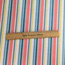 Tutti Fruity Multi Stripe Summer Matt Oilcloth Tablecloth