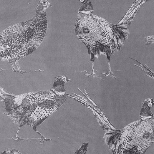 Venatu Antique Grey Pheasant Voyage Oilcloth Tablecloth