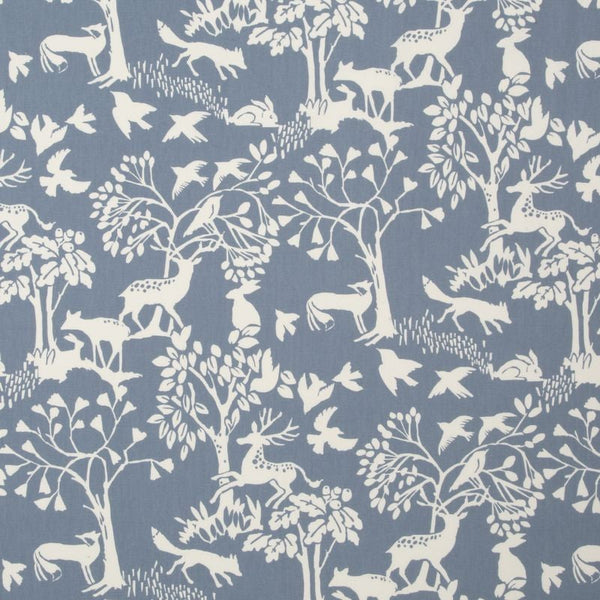 Vilda Woodland Chambray Oilcloth Tablecloth by Clarke and Clarke