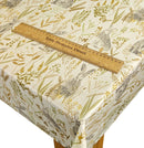 Wild Rabbit Natural Cotton Matt Oilcloth Tablecloth
