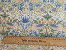 William Morris Strawberry Thief Apple and Blush Oilcloth Tablecloth