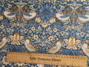 William Morris Strawberry Thief Denim and Spice Oilcloth Tablecloth
