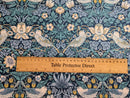 William Morris Strawberry Thief Teal Oilcloth Tablecloth
