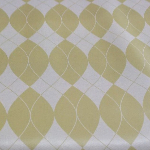 Argyle Green Modern Geometric PVC Vinyl Tablecloth 20 Metres