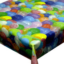 Balloons PVC Vinyl Wipe Clean Tablecloth 160cm x 140cm Warehouse Clearance