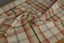 Balmoral Autumn Wool Effect Tartan Fabric- Sold by the Metre - Warehouse Clearance