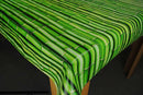 Bamboo Green PVC Vinyl Wipe Clean Tablecloth  160cm x 140cm Warehouse Clearance