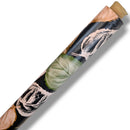 Big Autumn Leaves Brown PVC Vinyl Tablecloth Roll 12.2 Metres x 140cm Roll