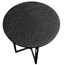 45cm Round Black Glitter Table Protector Warehouse Clearance