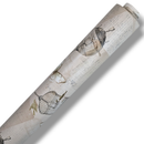 Butterfly and Bird Cage Taupe PVC Vinyl Tablecloth 20 Metres x 140cm