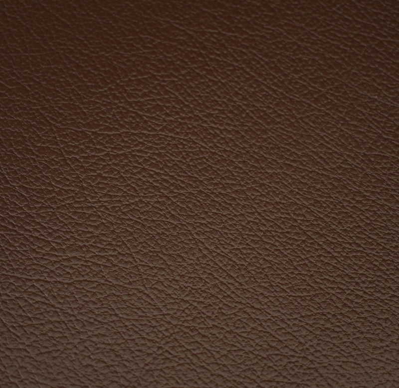 Brown Faux Leather Vinyl FR Wipe Clean Tablecloth  90cm x 137cm Warehouse Clearance