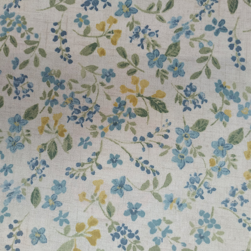 Clarke and Clarke Petal Denim Oilcloth Tablecloth