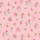Rosebud Rose Pink Tablecloth Clarke and Clarke 134cm x 132cm  Warehouse Clearance