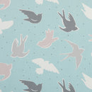 Seabirds Mineral Duckegg Oilcloth Tablecloth