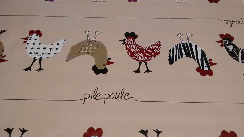 Chicken Chicken  PVC Vinyl Tablecloth Roll  20 Metres x 140cm