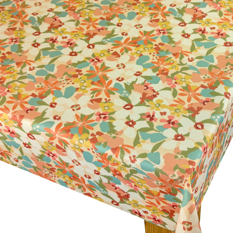 Clementine Spice Matt Oilcloth Tablecloth