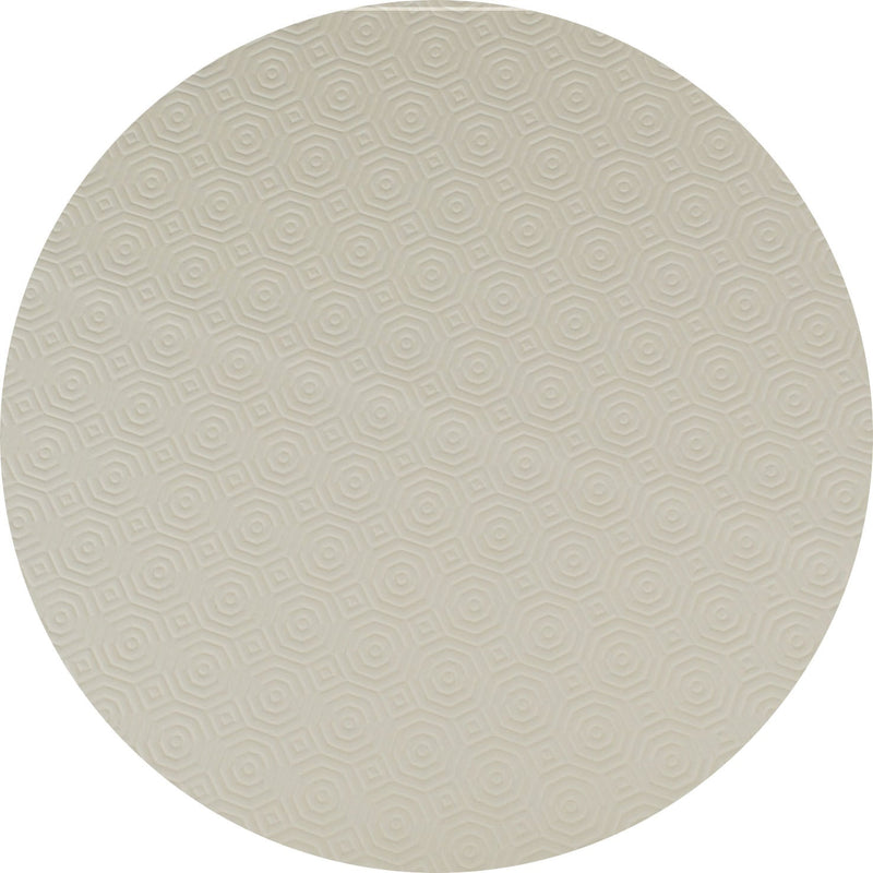Table Protector Cream Round extra thick  120cm  - Warehouse Clearance