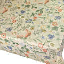 Rustic Wildflower Vinyl Oilcloth Tablecloth