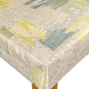 Abstract Nature Vinyl Oilcloth Tablecloth