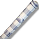 Dark Blue Tablecloth Check PVC Vinyl Tablecloth 17.2 Metres x 140cm