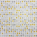 Dot Dot Ochre Oilcloth Tablecloth i-Liv  80cm x 132cm - Warehouse Clearance