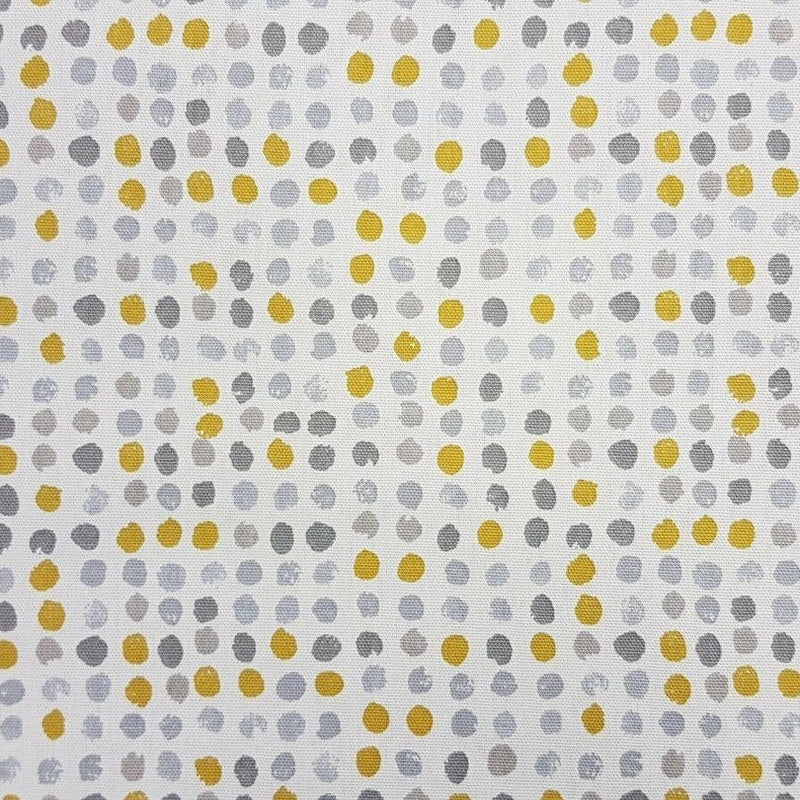 Dot Dot Ochre Oilcloth Tablecloth i-Liv  80cm x 132cm - Warehouse Clearance