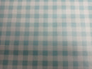 Duckegg Small Gingham Check 12mm Squares Vinyl Oilcloth Tablecloth