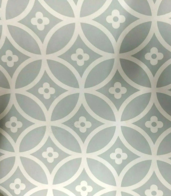 Eloise Grey  PVC Vinyl Wipe Clean Tablecloth 160cm x 140cm- Warehouse Clearance