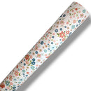 English Wildflower Meadow PVC Tablecloth 20 Metres Roll