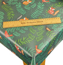 Fern Forest Jade Oilcloth Tablecloth