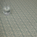 Fryetts Safi Seafoam Cotton Oilcloth Tablecloth